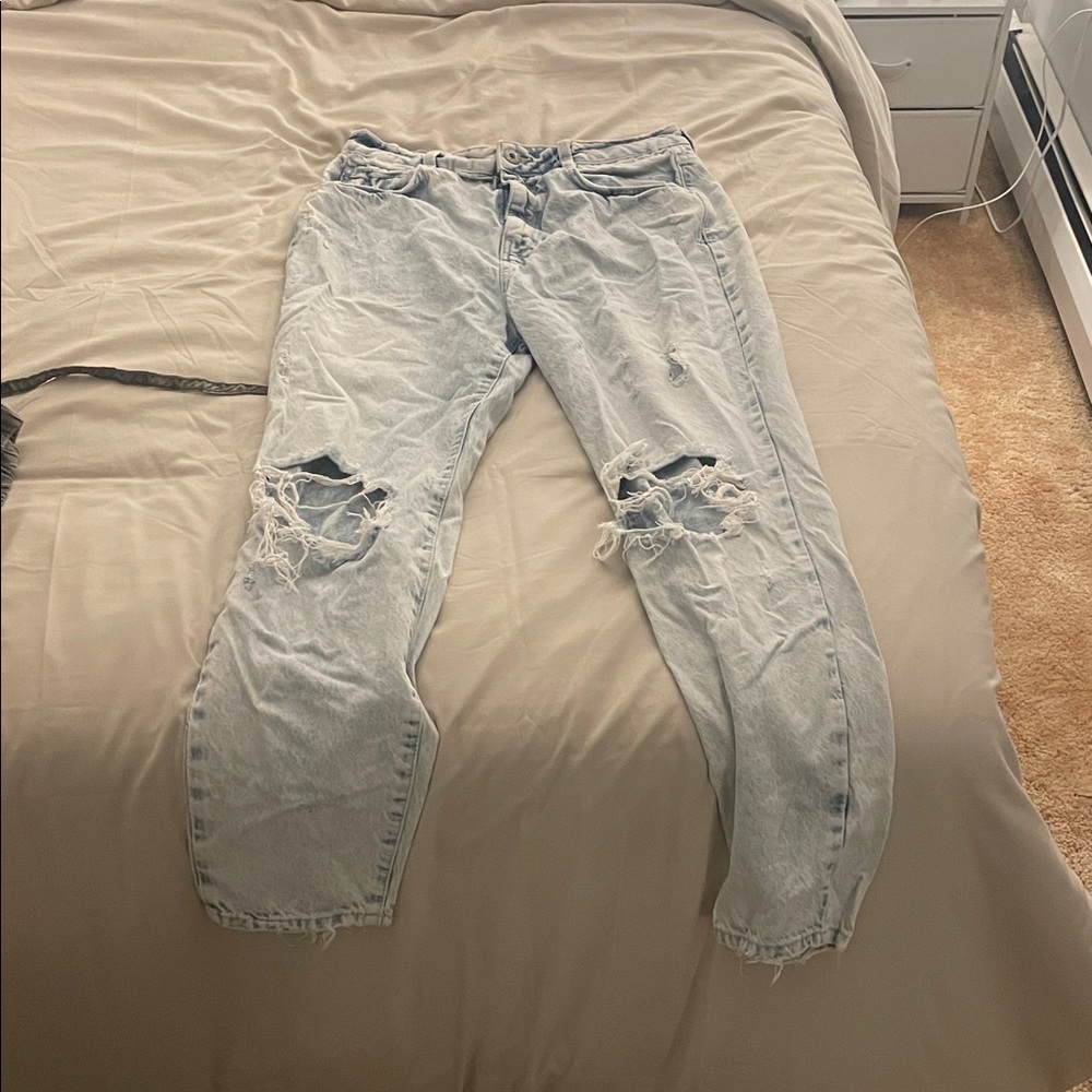 Zara Light Blue Denim Jeans